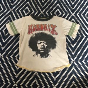 Rowdy Sprout 6-12 months Jimi Hendrix tee shirt